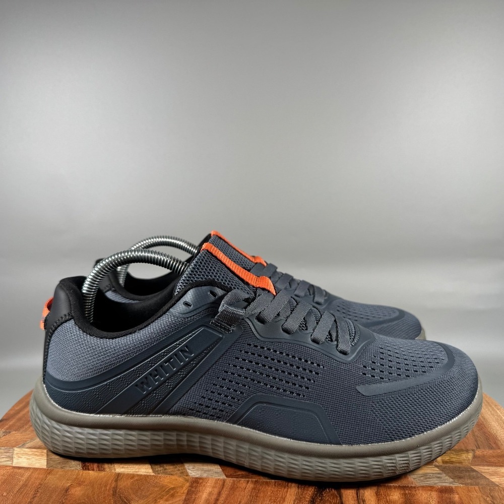 WHITIN S91‎ Mens Gray Orange Barefoot Minimalist Running Shoes Size 41 EU 8 US
